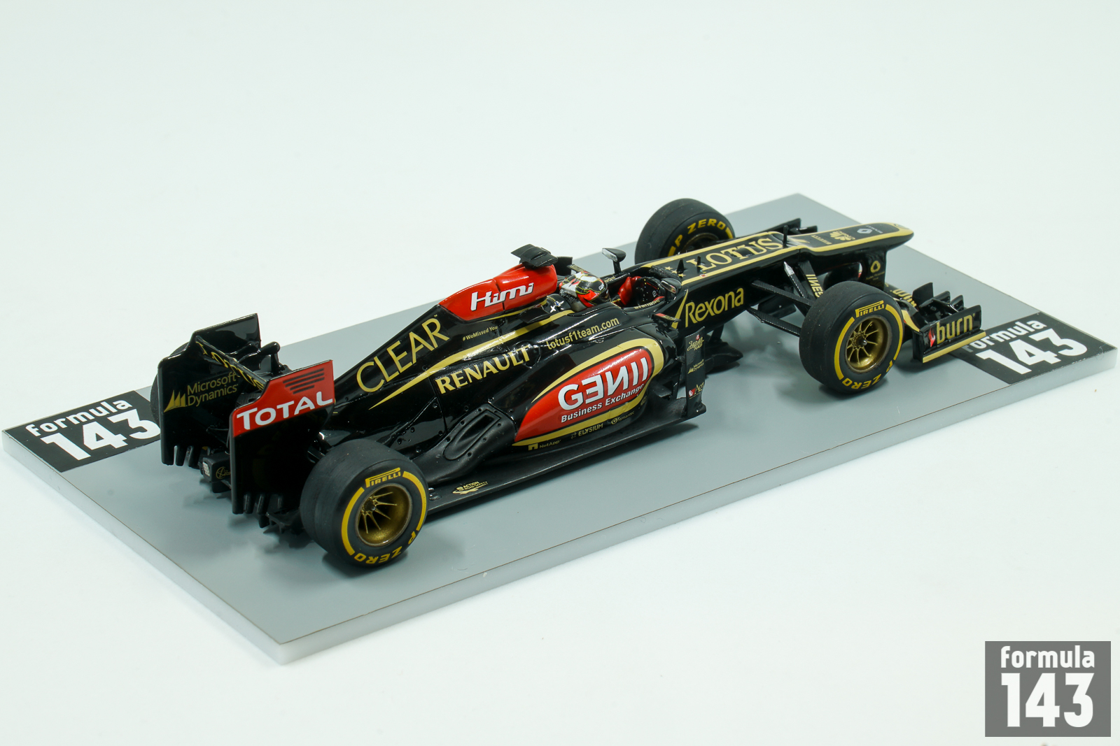Modèle Réduit 1:43 Spark - Lotus E21 Renault N°8 (2nd US GP 2013) Grosjean - Occasion Bon État